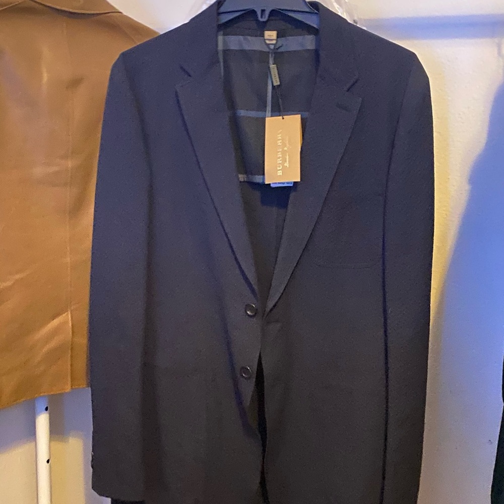 Burberry Navy Blazer NWT